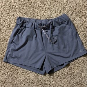 Apana Gray Athletic Shorts for Women size Large